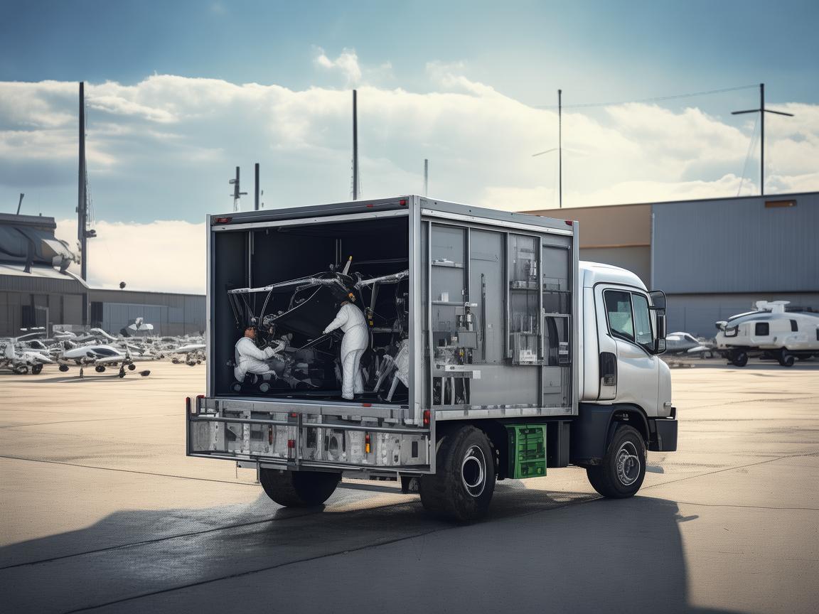 中型货车运输下的无人机维修服务保障