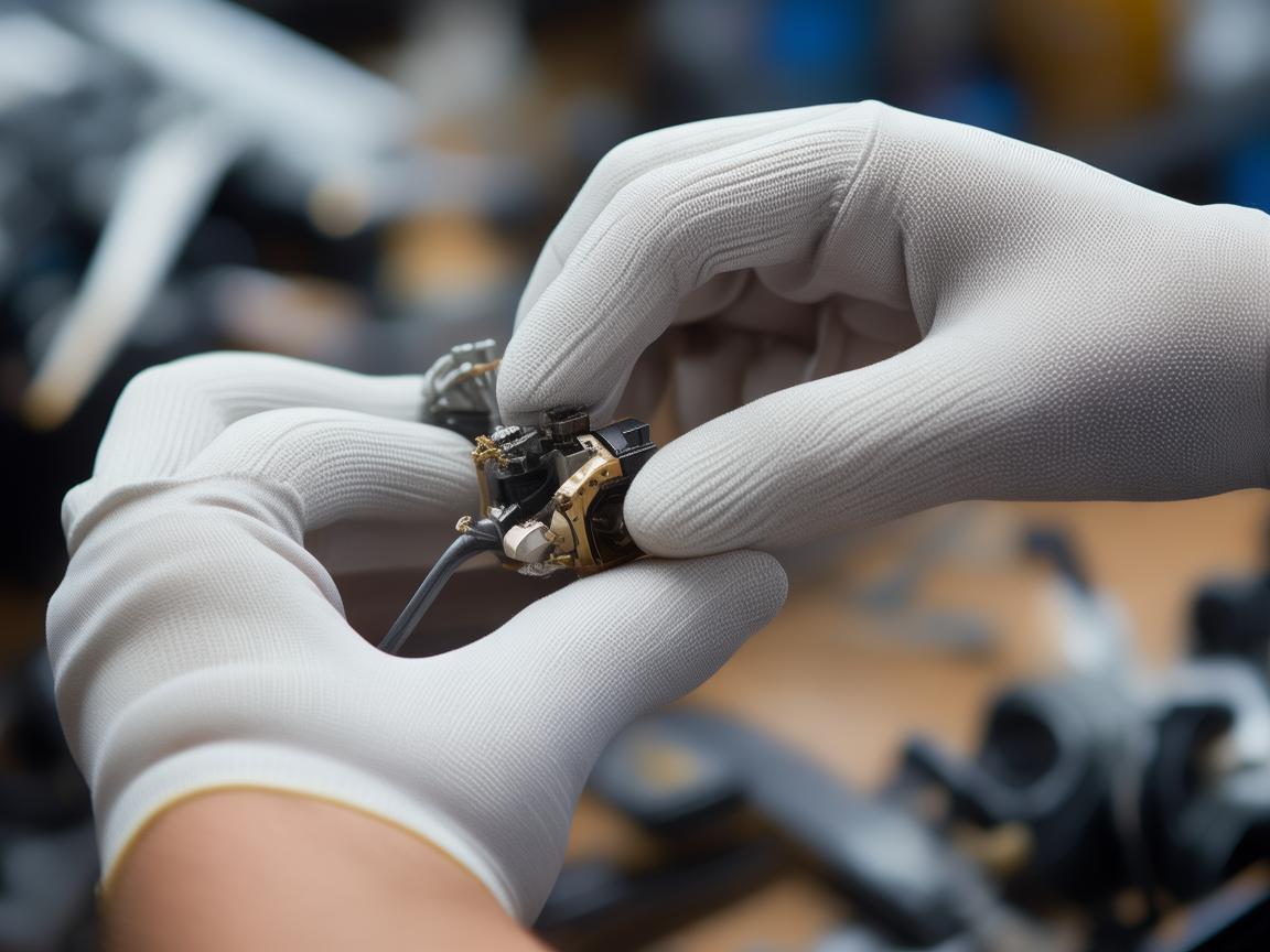 无人机维修，手套背后的精细呵护